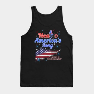 Hear America's Song | 4th of July | Cochlear Implant Tank Top